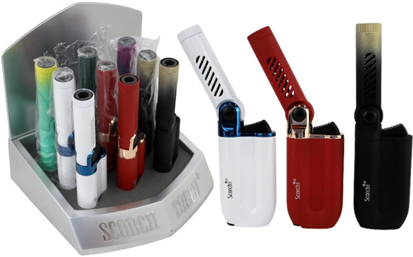 Scorch Torch U-Torch Adjustable Angle Torch Lighter 9pk
