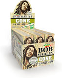 Bob Marley Organic Cones - 1 1/4 Size Cones (83mm) - 33 Pack
