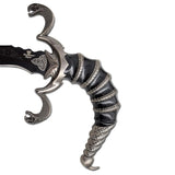 Snake Eye Scorpion (Cobra) Fantasy-Hunting Knife With Wooden Display Stand