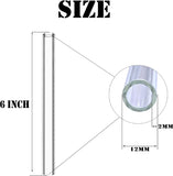 6" PYREX GLASS TUBE 10 Pack