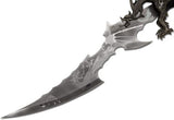 Snake Eye Tactical Fantasy Dragon Dagger W/ Wooden Display Stand