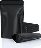 50 Pack Resealable Stand Up Bags,Smell Proof Pouch Sealable Foil Pouch Bags for Packaging