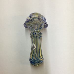 HAND PIPE:GLASS HAND PIPE SWRLS