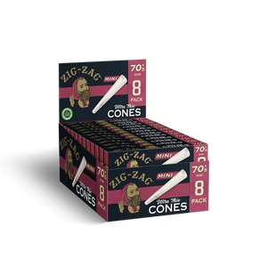 Zig-Zag 70s Ultra Thin Cones Display 18CT