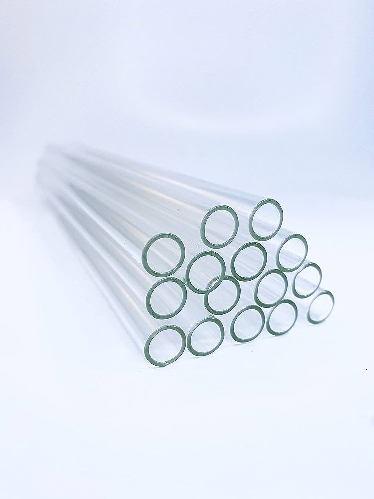 8" PYREX GLASS TUBE 10 Pack