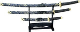 Katana Samurai Sword Set, 3-Piece with Scabbard and Display Stand, 40-Inch Jl-021Bl4