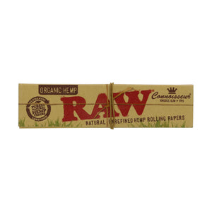 Raw Organic Hemp Connoisseur King Size Slim with Tips