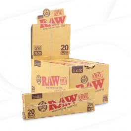 RAW CLASSIC PRE ROLLED CONE 70/30 SINGLE SIZE 20PACK | DISPLAY OF 12