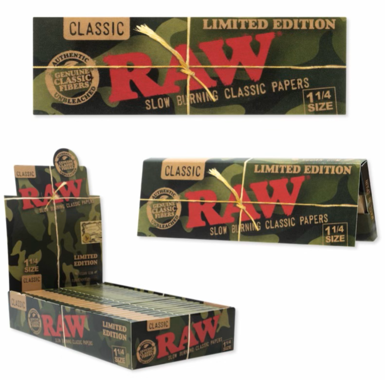 RAW PAPER 1-1/4 LIMITED EDITION CAMO LIMITED EDITION