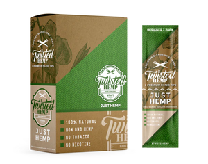 Twisted Premium Hemp Wrap Hang 10 2Pk 15/display