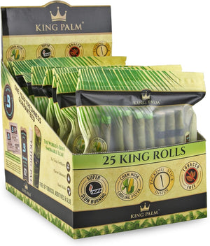 King Palm King Size Cones (Display Case - 8 Packs Of 25