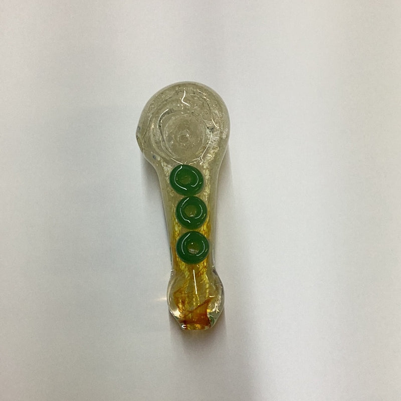 GLASS HAND PIPE 4" PINK