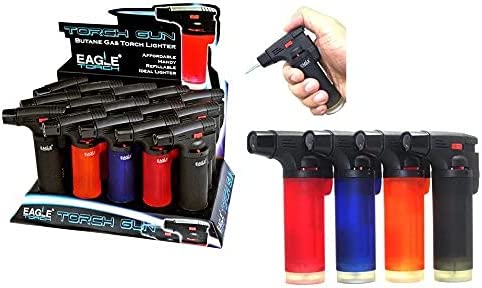 ANGLE TORCH BUTAN GAS TORCH LIGHTER 15PCS