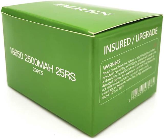 IMREN 25RS 18650 Rechargeable Battery Pack 2500mAh