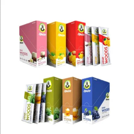 Afghan Hemp Woods Wraps 2 Pack