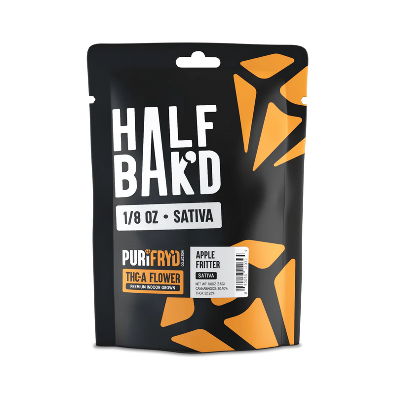 HALF BAK'D PURIFRYD INDOOR THCA FLOWER 3.5G