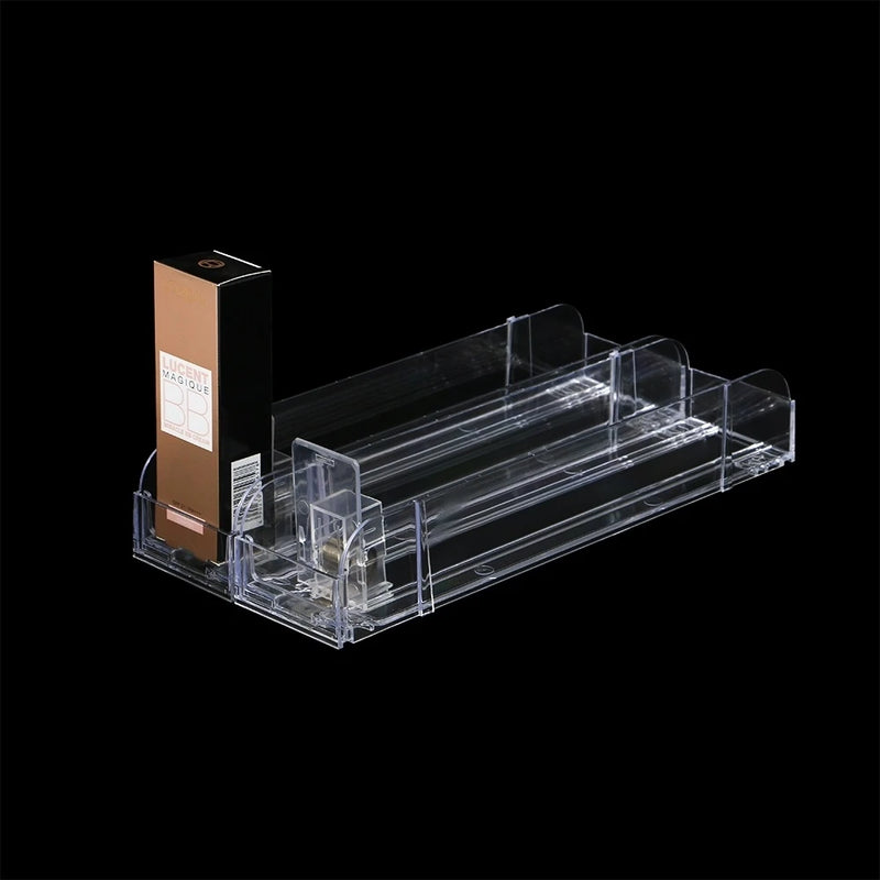 Plastic Shelf Automatic Refill Pushing Pusher Supermarket Rack Cigarettes Products Unibody Single Side 20pcs