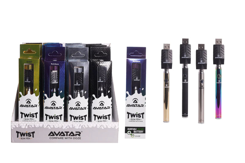 Avatar Slim Twist Pen w/ USB Smart Charger
