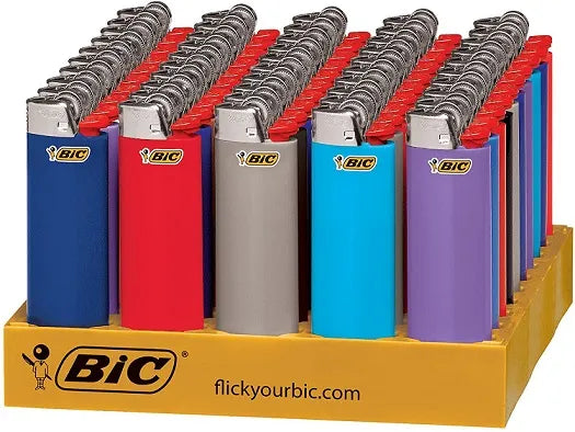 BIC LIGHTERS DISPLAY 50/PC