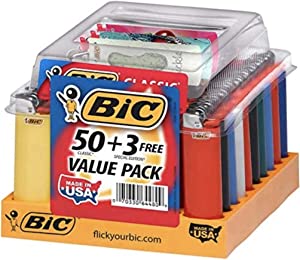 BIC LIGHTERS 50C +3 BONUS
