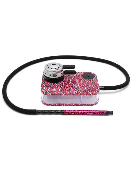 BOXX HOOKAH, [AH8-C]  PURPLE PANTHER , RIP BRAND, 1 HOSE, COLOR BOX, LED LIGHT, HEAT MANAGMENT.