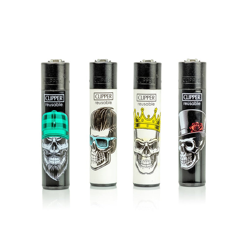 CLIPPER:CLIPPER REUSABLE SKULL WHITE