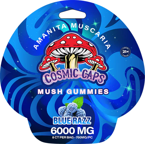 Cosmic Caps Mushroom Gummies 6000mg