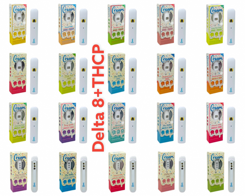 CREAM DELTA 8 DISPA 1G  BLUE DR  6 CT