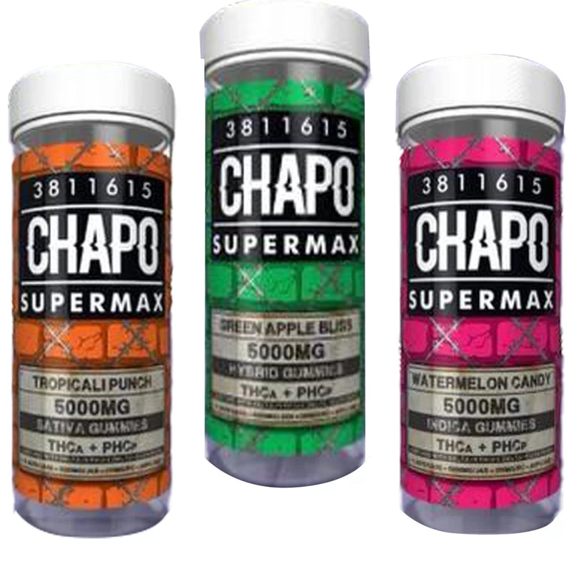 Chapo Extrax THCa + PHCp Supermax Gummies 5000mg
