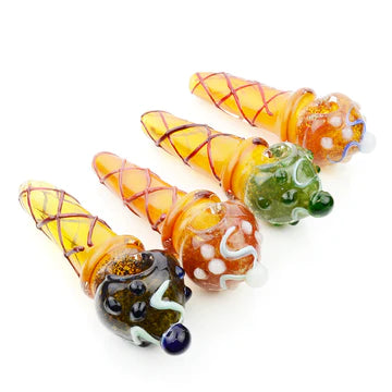 5" ICE CREAM DESIGN FRIT HAND PIPE