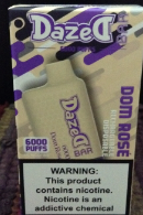 Dazed Bar 6000 Puffs Rechargeable Disposable Vape 10ct box