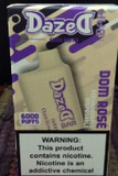 Dazed Bar 6000 Puffs Rechargeable Disposable Vape 10ct box