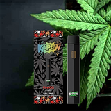 KIPOW RASPBERRY KUSH  INDICA FULL GRAM PREMIUM THC-O DISPOSABLE 5PCS/BOX