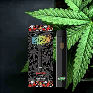 KIPOW GREEN CRACK  INDICA FULL GRAM PREMIUM THC-O DISPOSABLE 5PCS/BOX