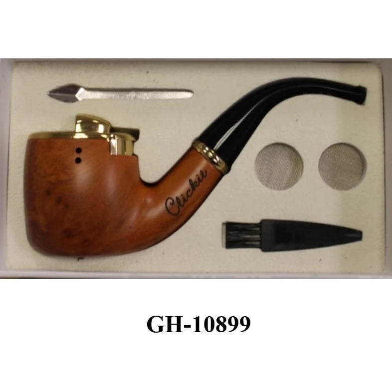 WOODEN PIPE WITH LIGHTER GH10899