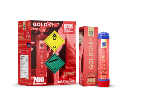 Gold Whip 700 Cream Charger - 6 Tanks