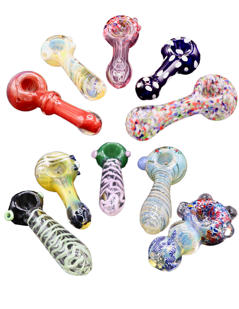 4″ Medium Glass Pipes Assorted