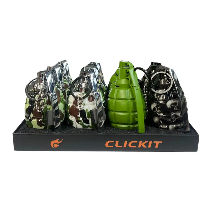 GRENADE TORCH LIGHTER LARGE 12CT (GH-6667)