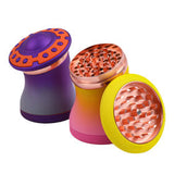 Mushroom 4 Layer Zinc Alloy Herb Grinder