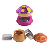 Mushroom 4 Layer Zinc Alloy Herb Grinder