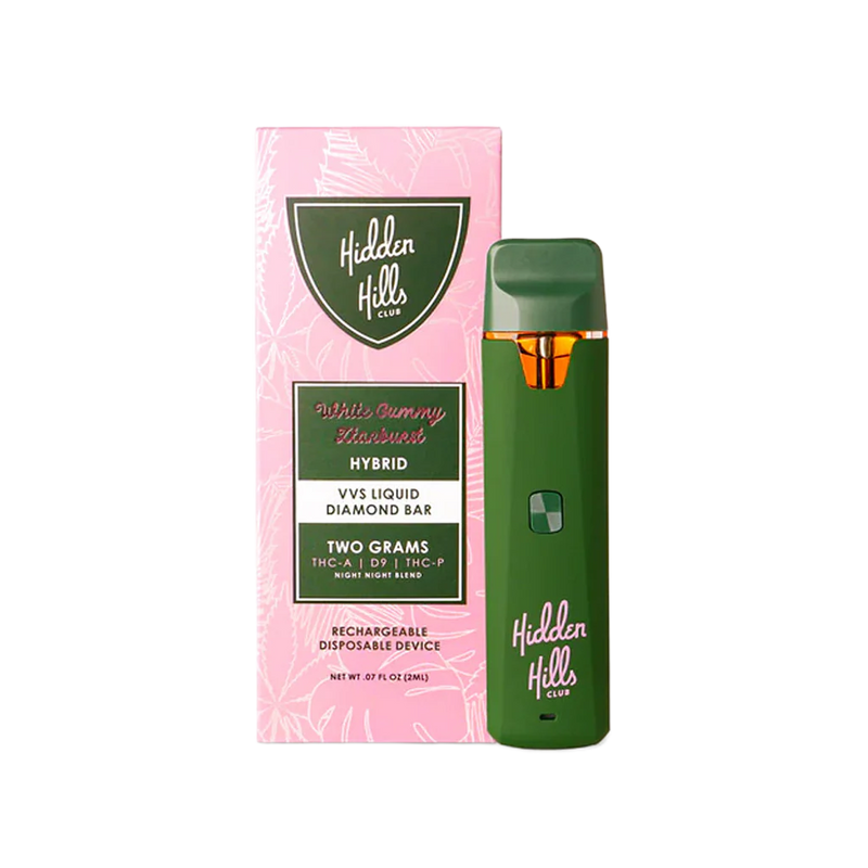 Hidden Hills VVS Liquid Diamonds 2g Disposable Vape| NIGHT NIGHT BLEND