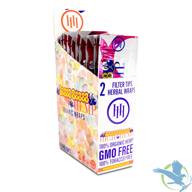 HIGH HEMP ORGANIC WRAPS GUM - PACK OF 2 - DISPLAY OF 25