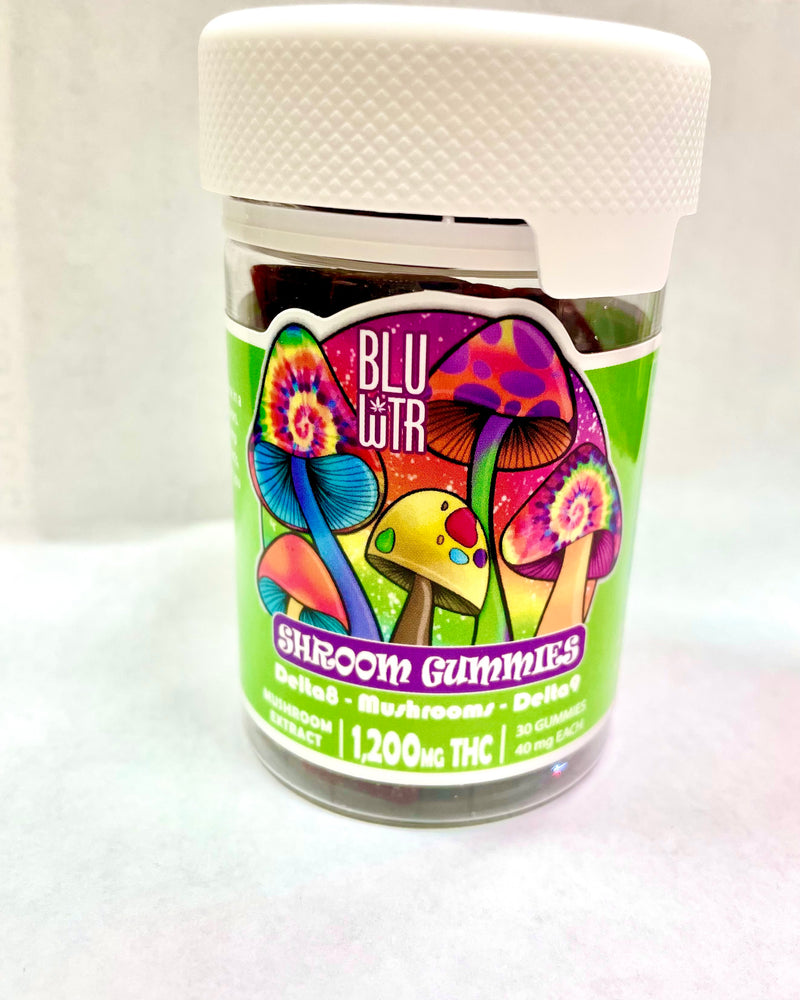 BLUWTR SHROOM GUMMIES Delta8+Mushroom+Delta9 1,200mg