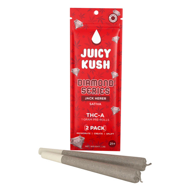Juicy Kush Diamond Series THC- A Pre- RollS 1g( 2 Pack)