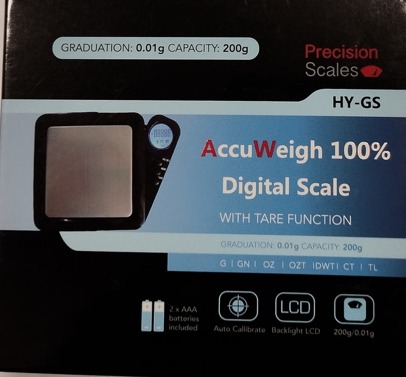 PRECISION SCALES ACCUWEIGH DIGITAL SCALE