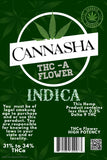 CANNASHA  THC-A FLOWER      1/2bl