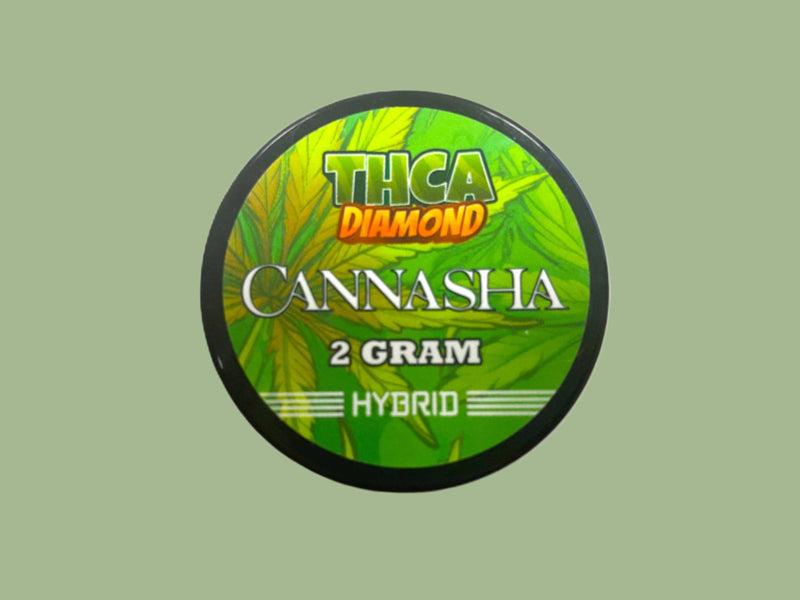 CANNASHA THCA DIAMOND 2GRAM INDICA, SATIVA, HYBRID