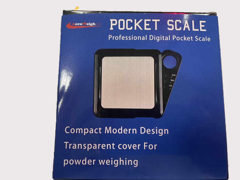 ACCUWEIGH PROFESSIONAL DIGITAL POCKET SCALE