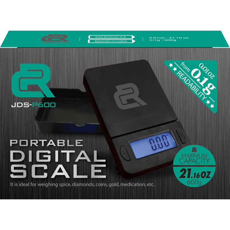 CR JDS-RX3D RED PORTABLE DIGITAL SCALE MAXIMUM CAPACITY 1.05oz 30g