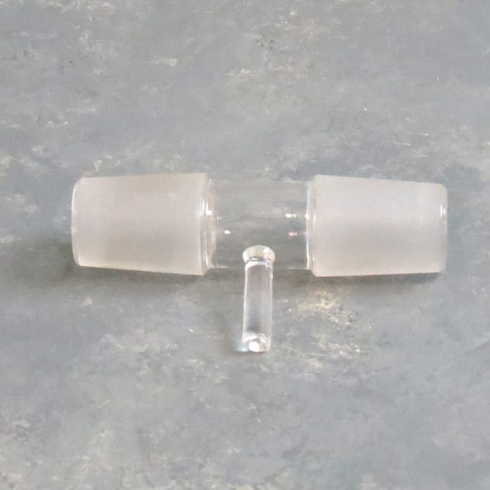 GLASS ADAPTER WITH HANDLE 18MM MALE